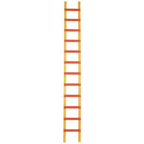 Dakladder hout - 9 tot 15 treden - Spreiding 33 cm