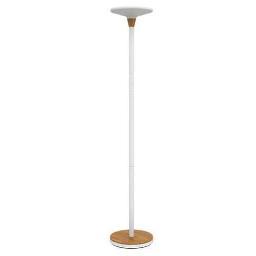 Vloerlamp Baly Bamboo, led lamp - wit -  Unilux