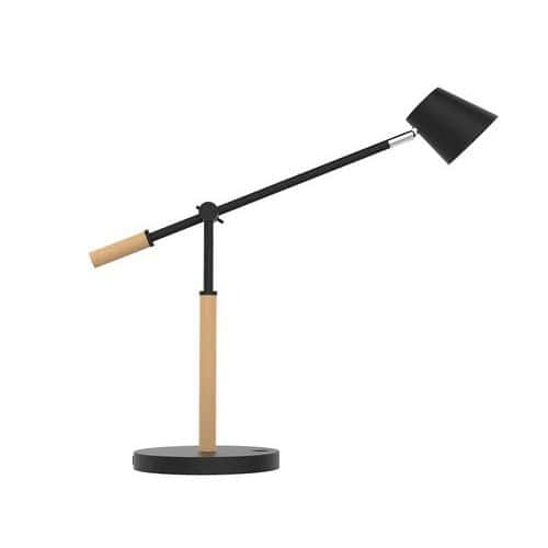 Bureaulamp Led VICKY dimbaar beuken/zwart - UNILUX