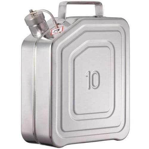 Jerrycan van rvs - Opslagcapaciteit 5 tot 10 L