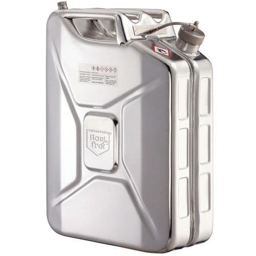 Jerrican inox - Capacité de stockage 20 L