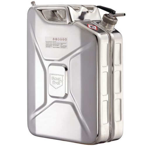 Jerrican inox - Capacité de stockage 20 L