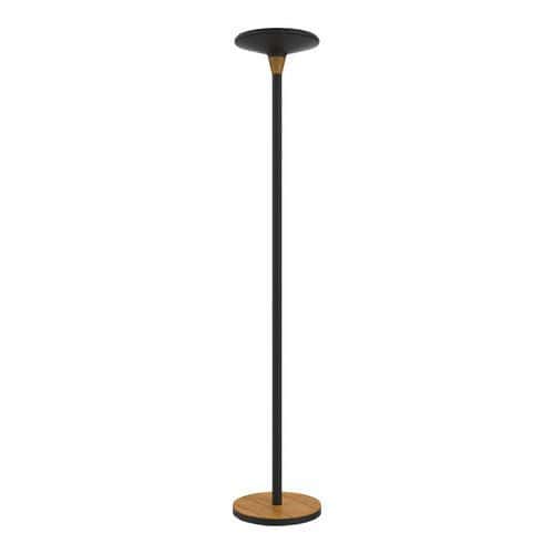 Vloerlamp Baly Bamboo, led lamp - zwart - Unilux
