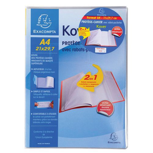 Schriftomslag doorzichtig kover® 21x29,7cm Exacompta