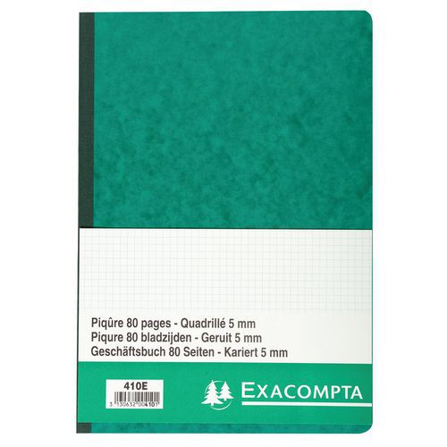 Register 29,7x21 cm 5x5 gefolioteerd 80 pagina's - Exacompta