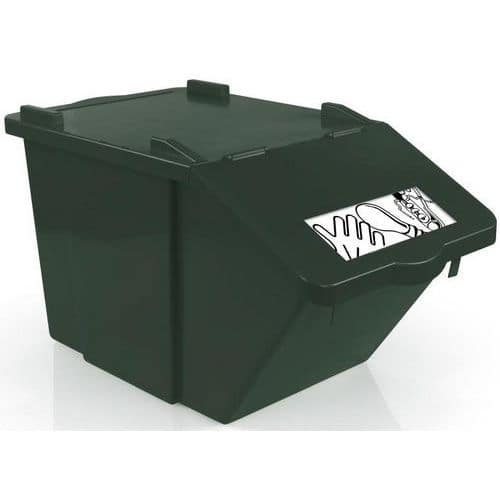 Poubelle HACCP emboîtable - 45 L