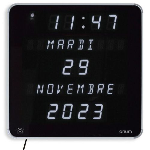 Horloge Ephéméris LED Blanc DST - Orium