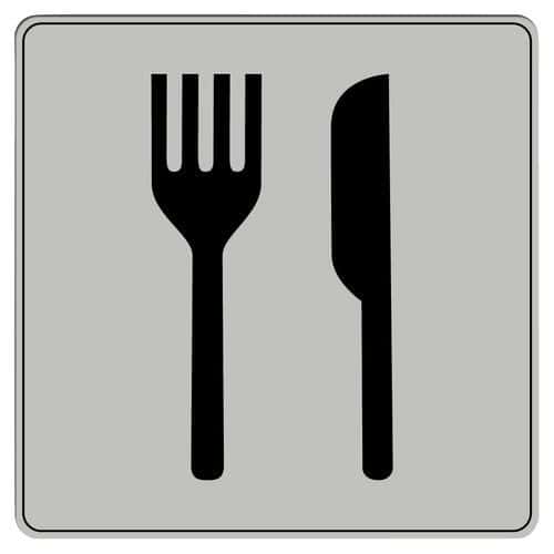 Pictogram van polystyreen ISO 7001 - Restaurant