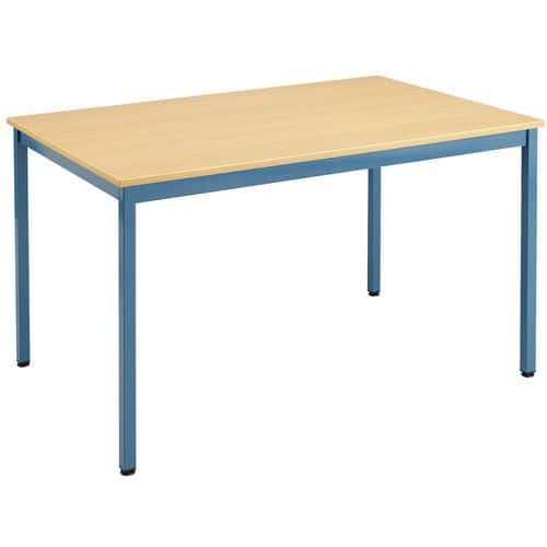 Table rectangulaire polyvalente - Plateau mélaminé - Longueur 160 cm