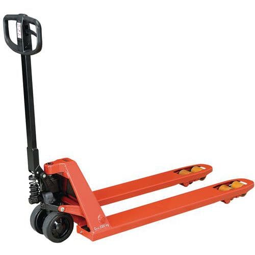 Transpalette manuel Silence- Fourche longueur 1000 mm - Force 2300 kg