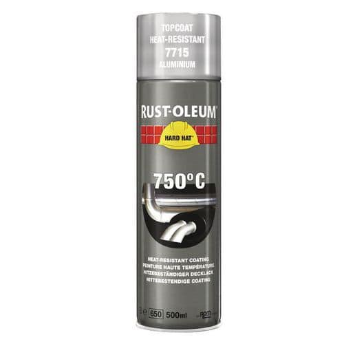 Peinture haute temperature en aérosol Hard hat - 500 ml - Rust-Oleum