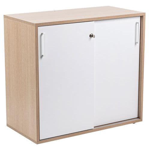 Armoire à portes coulissantes hauteur 75 cm Misao - Manutan Expert