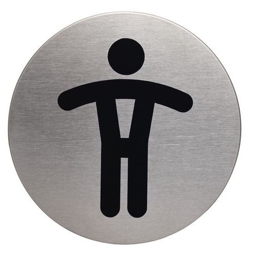 Design-pictogram rond Ø 83 mm - Heren - Durable