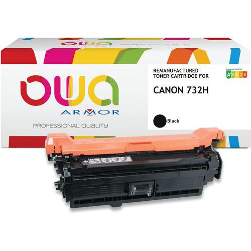 Toner remanufacturé Canon 732H - Noir - Owa