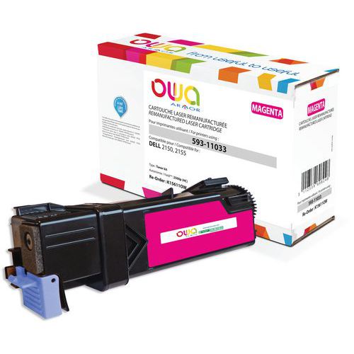 Toner refurbished Dell 593 - 11033 - Magenta - Owa