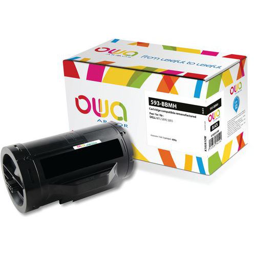 Toner remanufacturé Dell 593 - BBMH - Noir - Owa