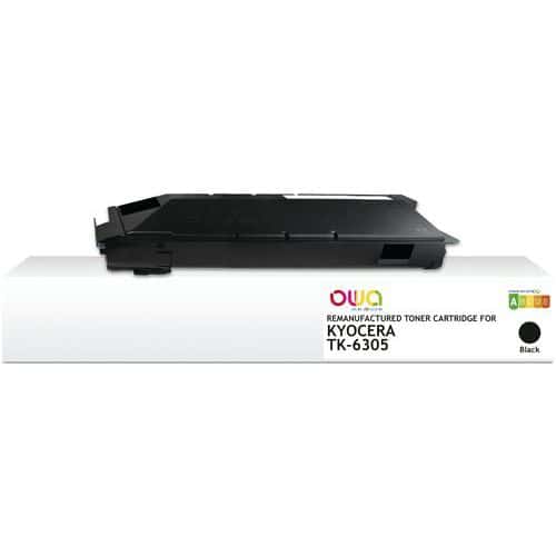 Toner refurbished Kyocera TK6305 - Zwart- Owa