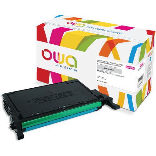 Toner refurbished Samsung CLT-M5082L/ELS - Magenta - Owa