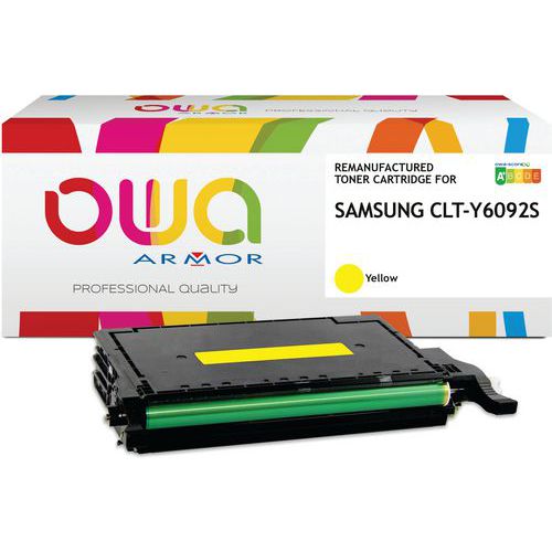 Toner remanufacturé Samsung CLT-Y6092S/ELS - Jaune - Owa