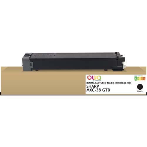 Toner remanufacturé Sharp MXC-38 GT - Owa