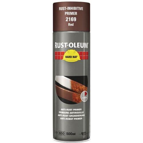 Primaire antirouille Hard Hat - Rust-Oleum - aérosol 500ml