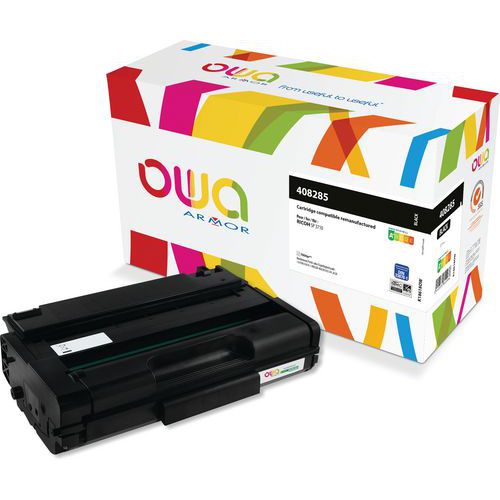 Toner refurbished Ricoh 408285 - Zwart - Owa