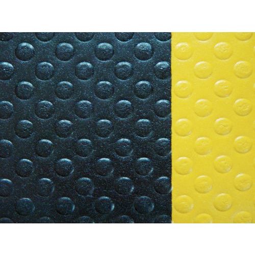 Tapis antifatigue Bubble Sof-Tred L 122 - Noir jaune - Notrax