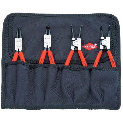 Assortiment de pinces à circlips Knipex - 4 pièces