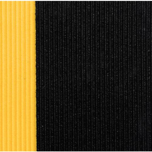 Tapis antifatigue Gripper Sof-Tred L 60 - Noir jaune - Notrax