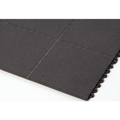 Antivermoeidheidstegel Cushion Ease Solid - Zwart - 91 x 91 cm - Notrax