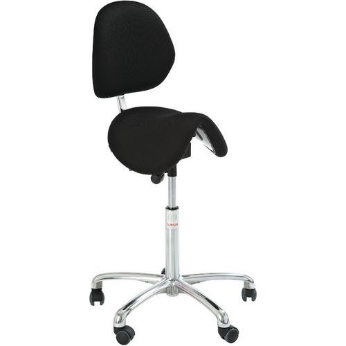 Ergonomische kruk met vulling Dalton Alu610 - Global Professional Seating