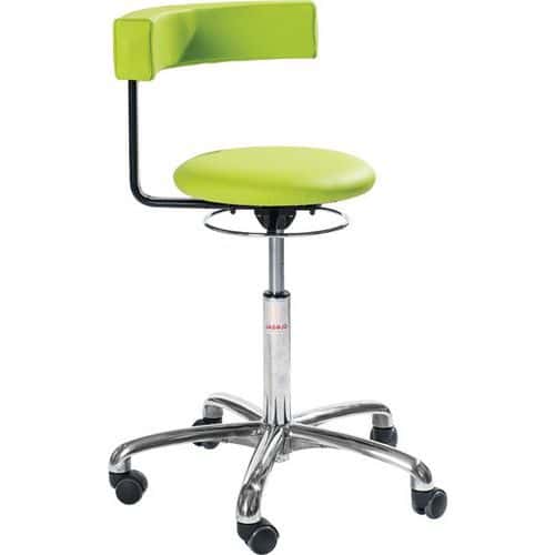 Gestoffeerde stoel Saturn Alu610 stof - Global Professional Seating