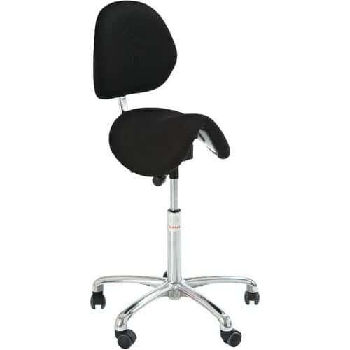 Ergonomische kruk met vulling Dalton Alu610-Global Stole