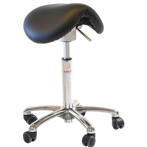 Ergonomische kruk met vulling Mini Alu50 - Global Professional Seating