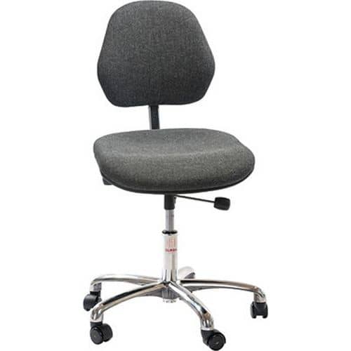 Gevulde stoel van stof - ESD Aktiv - Global Professional Seating