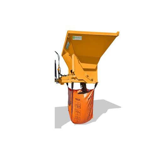 Godet remplisseur avec trappe hydraulique - Capacité 1000L - Goubard