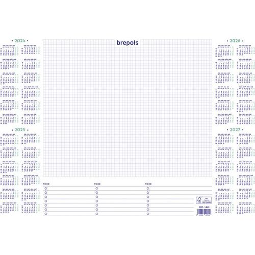 Bureau-onderlegger met kalender 2024-2027