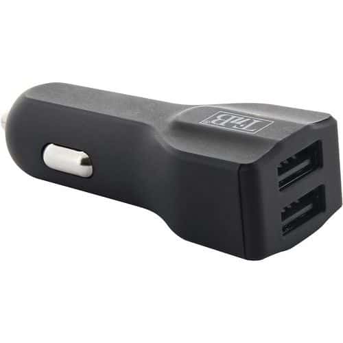 Oplader sigarettenaansteker 2-poorts USB-A 15W - T'nB