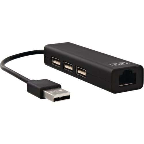 Hub USB-A naar 3 poorten USB-A en RJ45-poort - T'nB