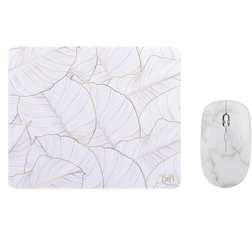 Pack tapis de souris et souris sans fil Gold Exclusiv - TNB