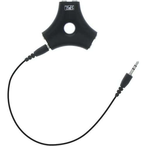 Audio splitter 6 jack 3,5 mm mannelijk Music - T'nB