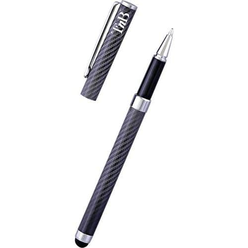 Touchpen stylo universeel 2 in 1 carbon Exclusieve - T'nB