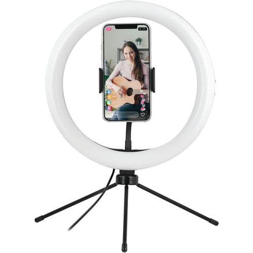 LED-ring 10 inch met mini-tripod voor smartphone Influence - T'nB