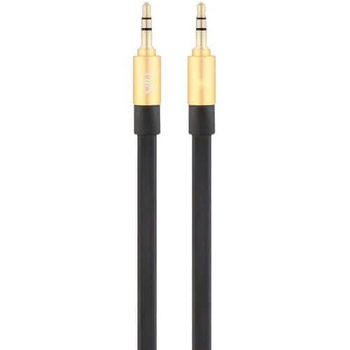 Kabel plat 3,5 mm jack man naar jack 3,5 mm man Music Flat - T'nB