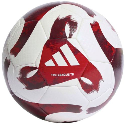 Voetbal Tiro League TB wit/donkerrood – Adidas