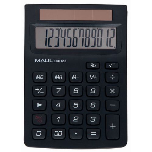 Calculatrice de bureau ECO 650 - 12 touches - Maul