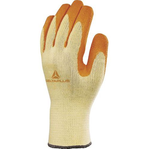 Handschoen gebreid katoen/polyester handpalm latex-coating