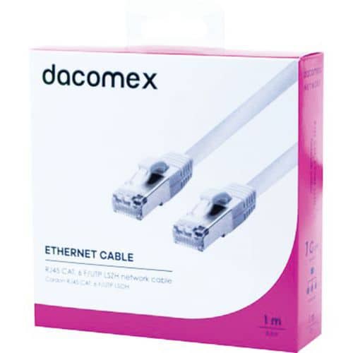 Kabel RJ45 CAT. 6 F/UTP LSOH snagless - DACOMEX