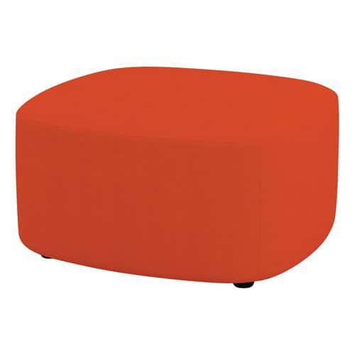 Grand pouf Abyssa tissu non feu M1 Quadrifoglio