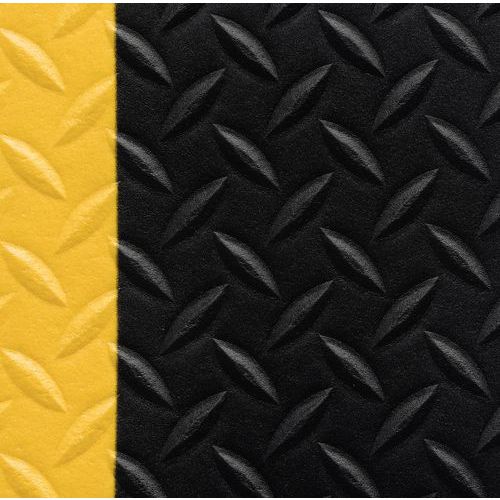 Tapis antifatigue Diamond Sof-Tred L 60 - Noir jaune - Notrax